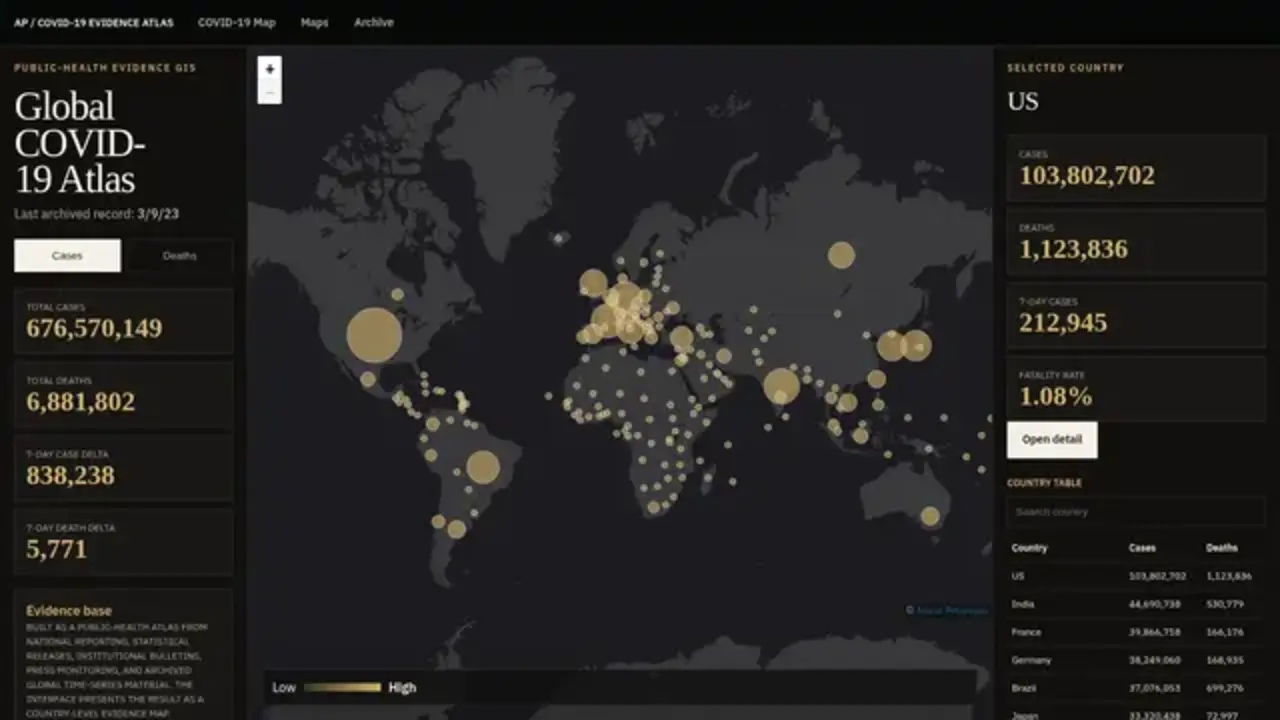 COVID-19 World Map map preview