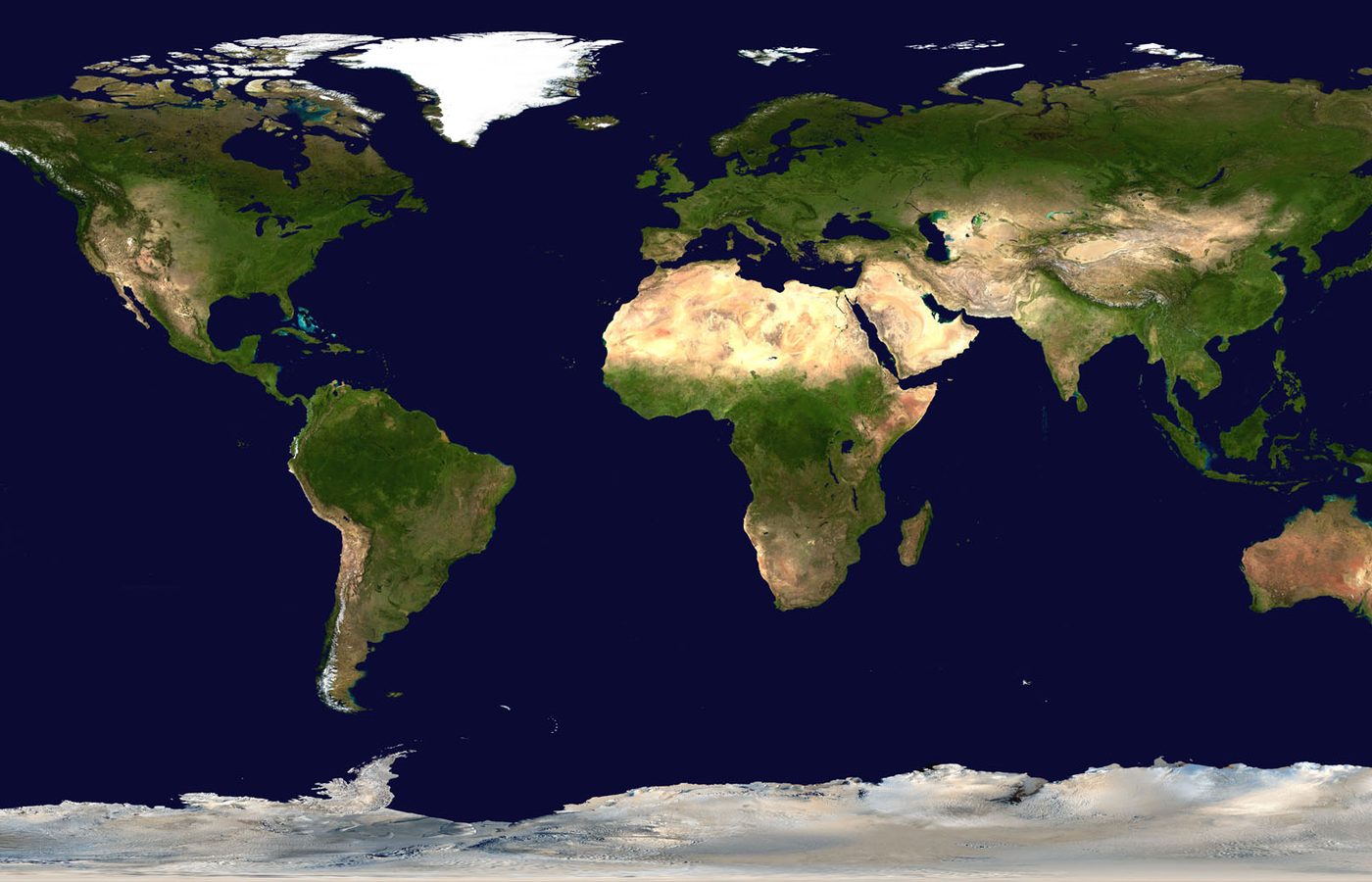 NASA Blue Marble Earth image