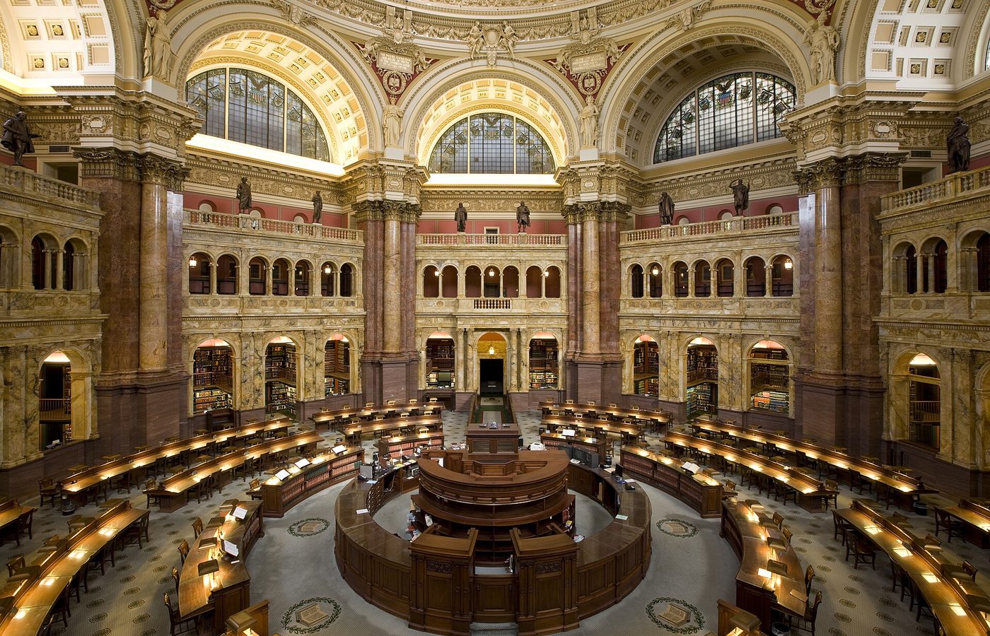 Library archive reading room